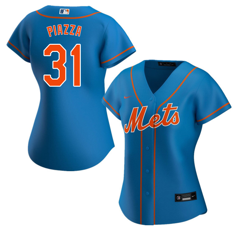 Nike Women #31 Mike Piazza New York Mets Baseball Jerseys Sale-Blue